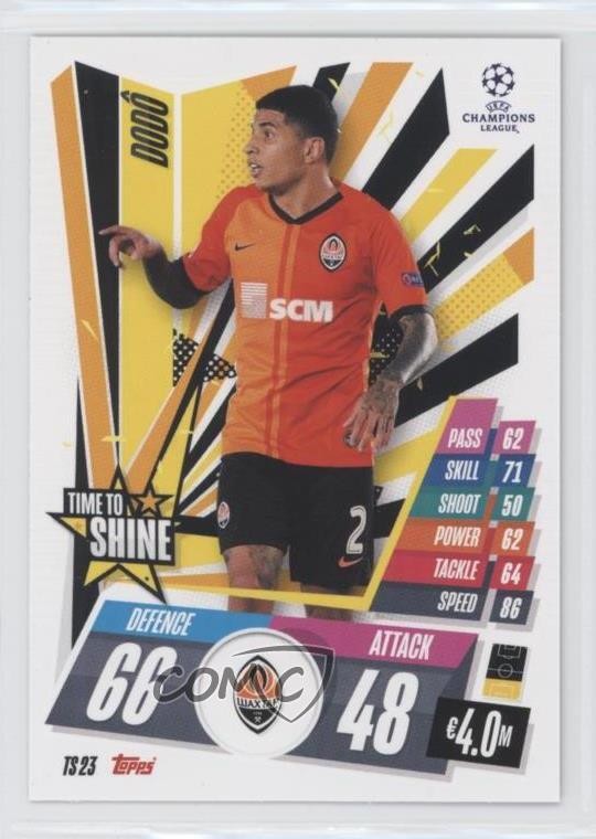 2020 Topps Match Attax UEFA Champions League Extra Time To Shine Dodo #TS23 1i3