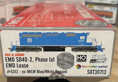 HO ScaleTrains Rivet Counter EMD SD40-2 EMD Lease #6312 DCC/Sound/NIB