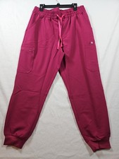 FIGS High Waisted Relaxed Jogger Scrub Pant, XL, Fuchsia