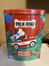 Biscuits de vacances pour chien en os de lait, étain 2,1 livres