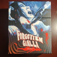 Forgotten Gialli Volume 2 Blu Ray Boxset Vinegar Syndrome OOP LIKE NEW
