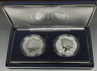2024 S Reverse Proof $1 Morgan and Peace Silver Dollar 2pc Set W/COA OGP