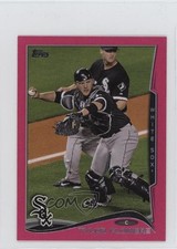 2014 Topps Mini Pink BCA 16/25 Tyler Flowers #584 19bx