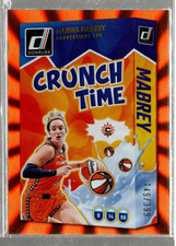 2025 Donruss WNBA Crunch Time Orange Laser #13 Marina Mabrey /399