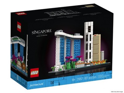 LEGO  21057 Singapur I Architecture Skyline Modell I Marina Bay Sands OCBC Centr
