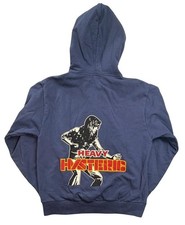 24AW HYSTERIC GLAMOUR Girl Print Zip-Up Sweatshirt Hoodie - Navy - XL