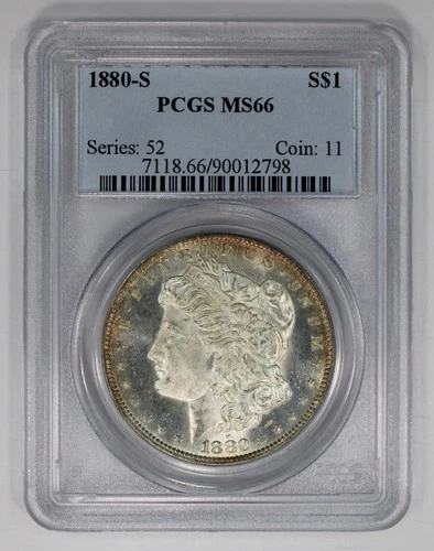 1880-S Morgan Dollar PCGS MS66