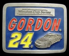 JK08163 GREAT 1998  JEFF GORDON 24 WINSTON CUP SERIES NASCAR BELT BUCKLE