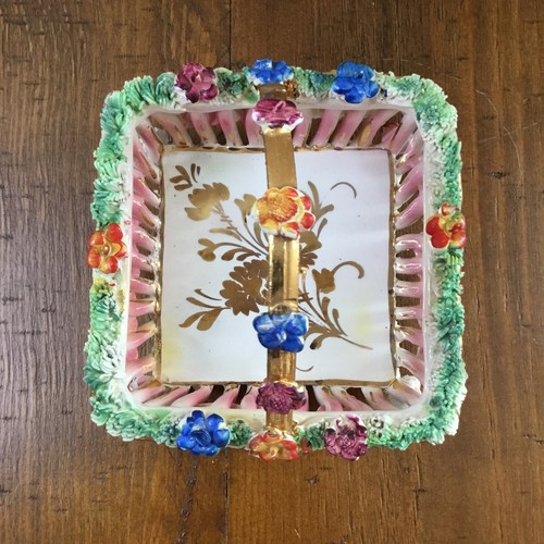KBNY Italy Flower Basket Signed Numbered, Detailed, Footed 4” Koscherak Brothers - Picture 5 of 6