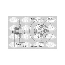 Disque de frein Renault MODUS