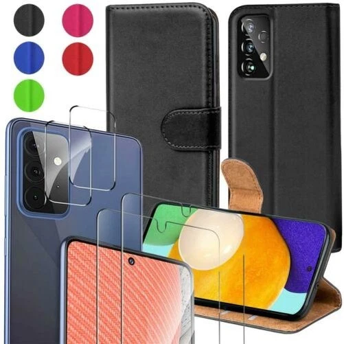 COOLGADGET Etui Coque Étui Portable à Clapet Portefeuille Livre 9H Verre Film de Protection