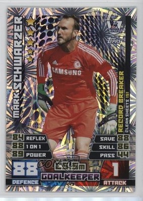 2014 Topps Match Attax English Premier League Record Breaker Mark Schwarzer 0t2