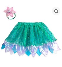 NWT Disney Lil MERMAID ARIEL TUTU Costume Dress up set Sz 11/12 13/14 Halloween