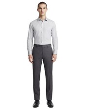 Calvin Klein Men  s Slim Fit Flat Front Dress Pants Size 32x32