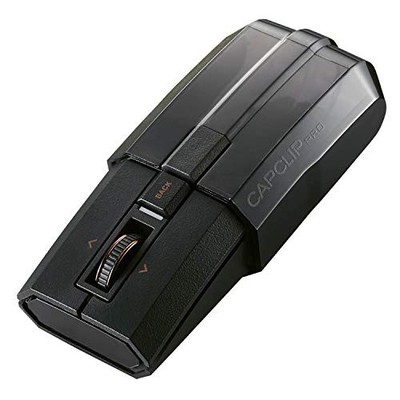 ELECOM Mouse Bluetooth Rechargeable Quiet Tilt Wheel CapClip Pro Black M-CCP1BBB