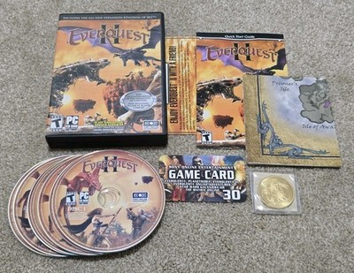 EverQuest II Kingdom of Sky Collector's Edition PC Complete w/ Coin, Card & Map