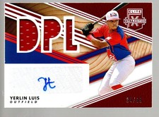 2020 Elite Extra Dominican Mat'l Auto Red #DMS-YL Yerlin Luis 34/99
