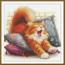 Creative Сross Stitch Embroidery Kit "Red mascot" Nova Sloboda