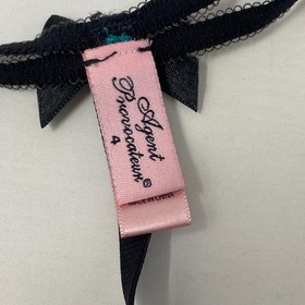 Agent Provocateur Callie Black Thong AP4 Large New