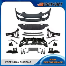 Front Bumper Cover Kit w/ Valance Primed For 2011 2012 2013 2014 Porsche Cayenne
