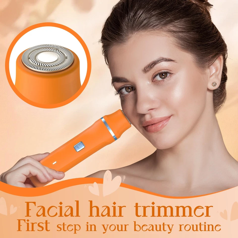 Facial Hair Removal for Women - Waterproof 2 in1 Rechargeable Eyebrow Facial ... - Изображение 2 из 4