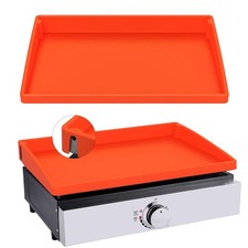 Jacooxi 17 Inch Griddle Cover Mat for Blackstone 17 Inch, Full-Wrap Orange