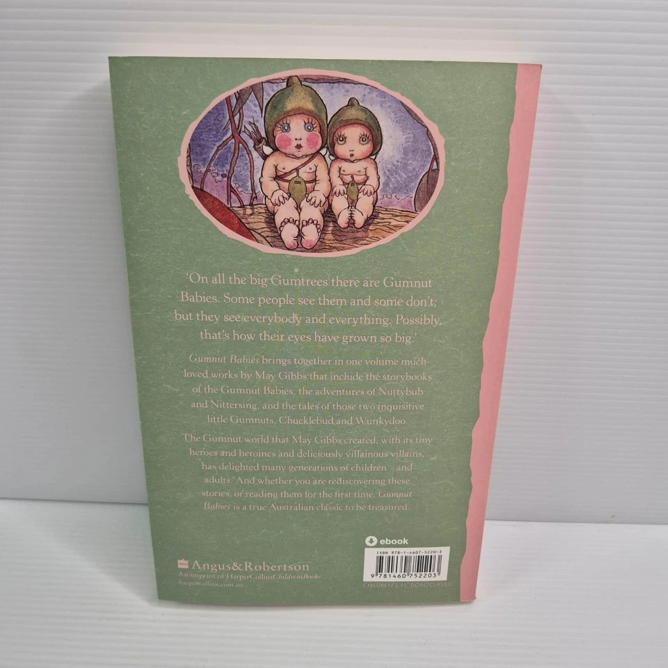 Gumnut Babies by May Gibbs Book of Sweet Childrens Verse with Illustrations 2001 - image 2 of 4