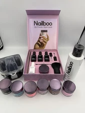 Nailboo Dip Powder Starter Kit, 6 Dip Powder Colors  Acetone Remover Soak Tray