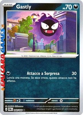 GASTLY 048/088 Reverse Holo - POR - ITA - Perfect Balance - Pokemon Deutsch