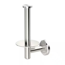 Latitude II Wall Mounted Storage Toilet Paper Holder in Satin Nickel