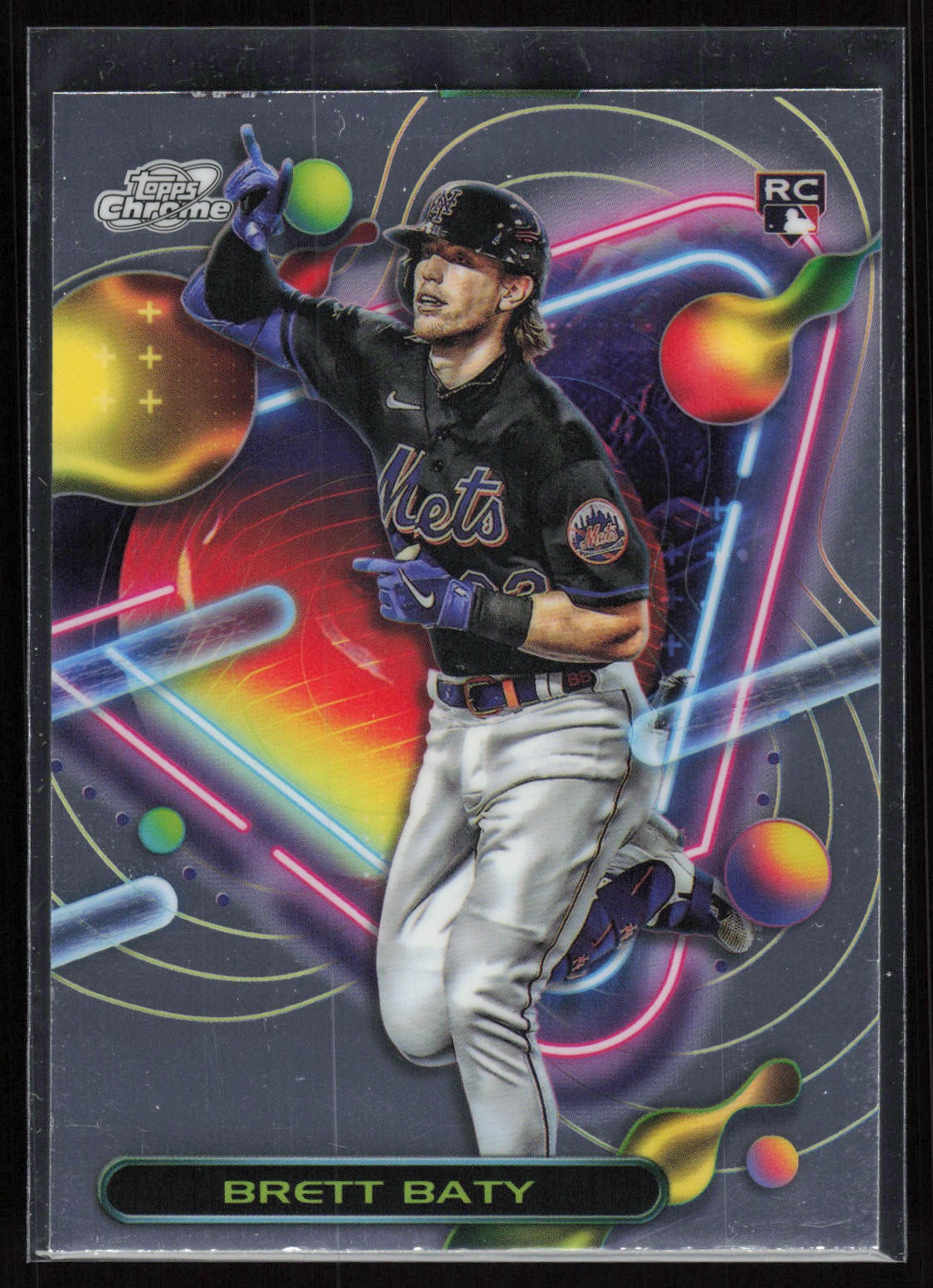 Brett Baty 2023 Topps Chrome Cosmic #22 RC New York Mets