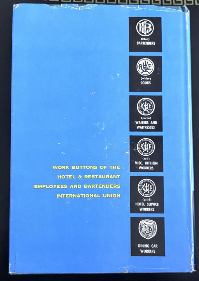 Union House Union Bar AFL CIO First Print 1956 HC Hotel Union | eBay