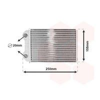 VAN Wezel WÄRmetauscher HeizungskÜHler Passend FüR Mini Cooper R50 R52 R53