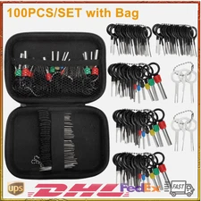 Pin Ejector Wire Extractor Auto Terminal Removal Connector Puller Tool Kit 100x
