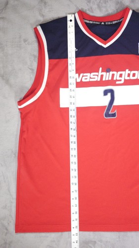 2011 Adidas John Wall Washington Wizards Jersey #2 Red Mens 2XL NBA Basketball - Picture 3 of 10