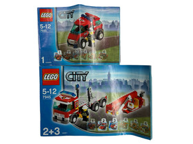Lego 2007 City Fire Station 7945 Complete Building Set w/ Box & 2 Manuals