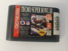 Tecmo Super Bowl III 3: Final Edition - Sega Genesis Cartridge Only