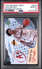 2024 BOWMAN UNIVERSITY BEST MAKING THE GRADE #MG14 JALIL BETHEA PSA 10