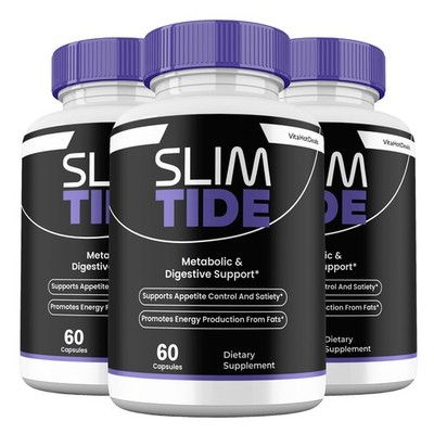 Slim Tide Capsules, Max Strength, SlimTide Natural Supplement  (3 Pack)