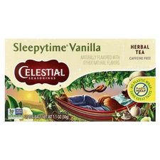 Herbal Tea, Sleepytime® Vanilla, Caffeine Free, 20 Tea Bags, 1.1 oz (30 g)