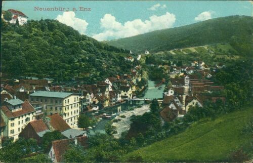 Ansichtskarte Neuenbühr a. Enz um 1910 (Nr.9670)
