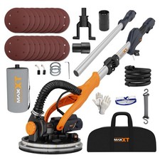 Drywall Sander w/ Vacuum, 6 Speed Telescopic,...