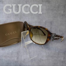 Gucci GG3172 Tortoiseshell Rhinestone Horsebit Sunglasses Vintage Style