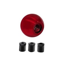 Round Ball Shift Knobs Gear Shifter Knob Aluminum Alloy Gear Shift Stick Red Round Ball Shift Knobs Gear Shifter Knob Aluminum Alloy Gear Shift Stick Red