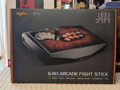 PXN X9 6-In-1 Arcade Fight Stick For PS4/4/Switch/Xbox One/Android/PC  SEALED 