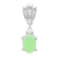 Cavill Echtschmuck AnhäNger Chrysopras 0,35Ct Silber 925 GrüN Damen