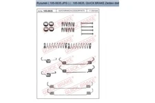 For Quick Brake 105-0835 Brake Clamps Springs Citroen C2/C3