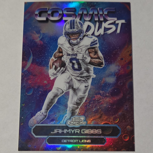 2025 Topps Cosmic Chrome Jahmyr Gibbs Base (RAW)
