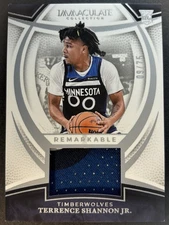 Terrence Shannon Jr /75 Patch 3 Color 2024-25 Immaculate Remarkable #RRJ-TSJ