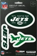 New NFL New York Jets Team ProMark Die-Cut Decal Stickers 3-Pack
